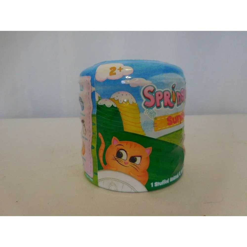 Little Tikes Springlings Surprise Series 1 Plush Animal + Super Home Toy Silver‎